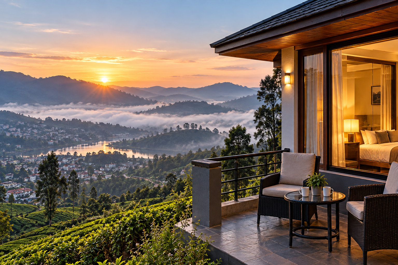 Ooty Nilgiris hills view